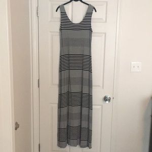 merona (target) striped maxi dress